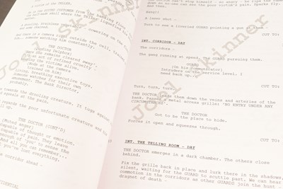 Lot 103 - DOCTOR WHO - TIME HEIST (2014) - ORIGINAL PRODUCTION SCRIPT