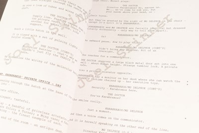 Lot 103 - DOCTOR WHO - TIME HEIST (2014) - ORIGINAL PRODUCTION SCRIPT