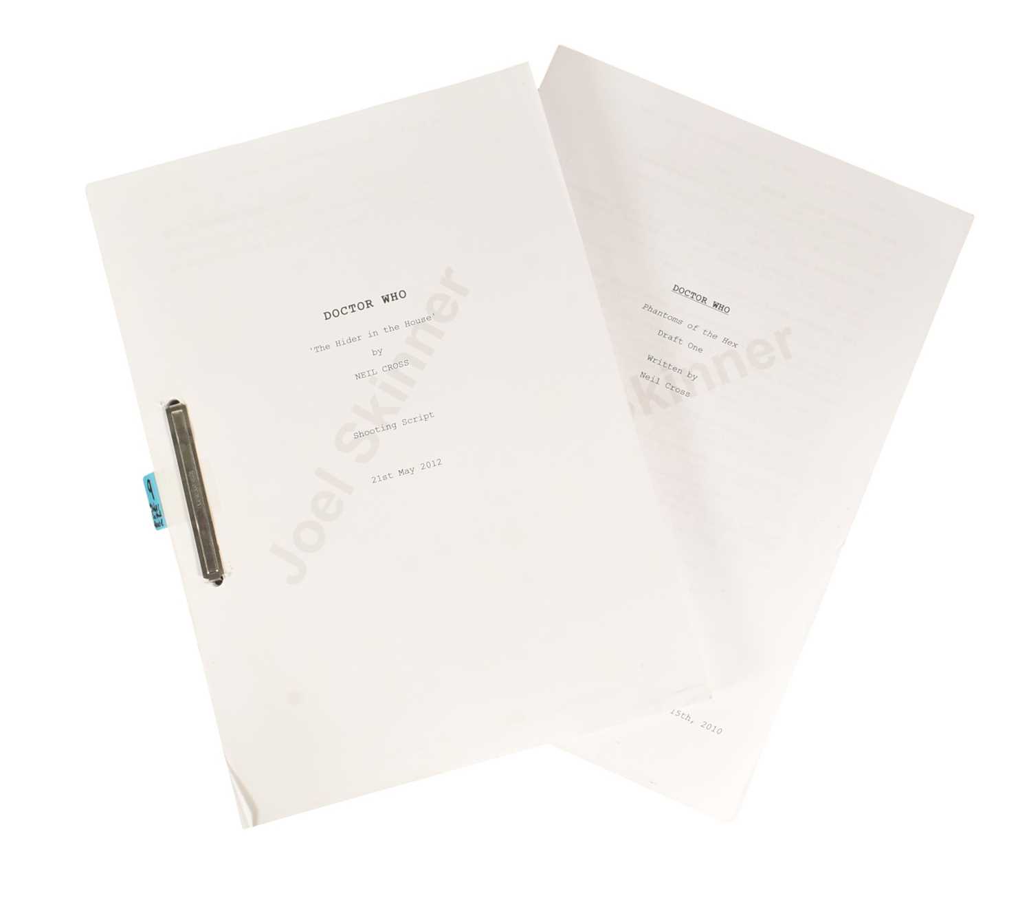 Lot 110 - DOCTOR WHO - HIDE (2013) - ORIGINAL PRODUCTION SCRIPTS