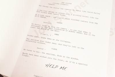 Lot 110 - DOCTOR WHO - HIDE (2013) - ORIGINAL PRODUCTION SCRIPTS