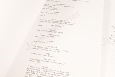 Lot 110 - DOCTOR WHO - HIDE (2013) - ORIGINAL PRODUCTION SCRIPTS
