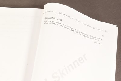 Lot 128 - DOCTOR WHO - DINOSAURS ON A SPACESHIP (2012) - ORIGINAL PRODUCTION SCRIPT