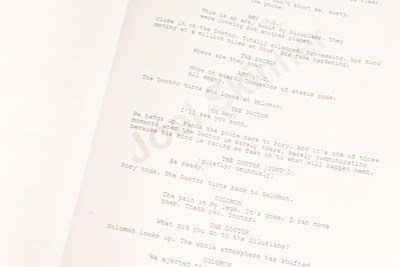 Lot 128 - DOCTOR WHO - DINOSAURS ON A SPACESHIP (2012) - ORIGINAL PRODUCTION SCRIPT