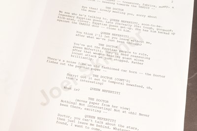 Lot 128 - DOCTOR WHO - DINOSAURS ON A SPACESHIP (2012) - ORIGINAL PRODUCTION SCRIPT