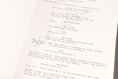 Lot 128 - DOCTOR WHO - DINOSAURS ON A SPACESHIP (2012) - ORIGINAL PRODUCTION SCRIPT