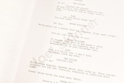 Lot 128 - DOCTOR WHO - DINOSAURS ON A SPACESHIP (2012) - ORIGINAL PRODUCTION SCRIPT