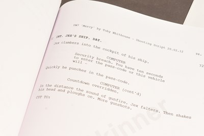 Lot 138 - DOCTOR WHO - A TOWN CALLED MERCY (2012) - ORIGINAL PRODUCTION SCRIPTS