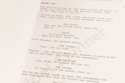 Lot 138 - DOCTOR WHO - A TOWN CALLED MERCY (2012) - ORIGINAL PRODUCTION SCRIPTS