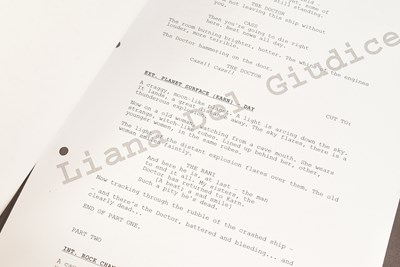 Lot 168 - DOCTOR WHO - THE NIGHT OF THE DOCTOR (2013) - ORIGINAL PRODUCTION SCRIPT