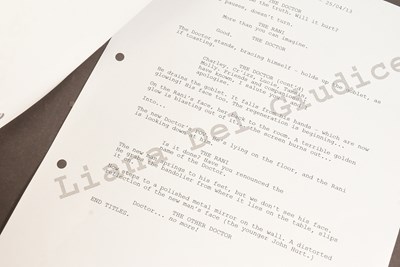 Lot 168 - DOCTOR WHO - THE NIGHT OF THE DOCTOR (2013) - ORIGINAL PRODUCTION SCRIPT