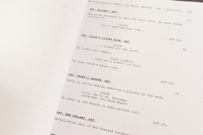 Lot 192 - DOCTOR WHO - THE FIVE(ISH) DOCTORS REBOOT (2013) - ORIGINAL PRODUCTION ITEMS