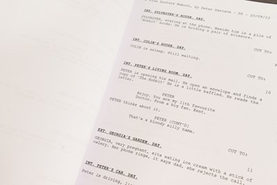 Lot 192 - DOCTOR WHO - THE FIVE(ISH) DOCTORS REBOOT (2013) - ORIGINAL PRODUCTION ITEMS