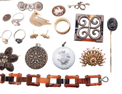 Lot 162 - COLLECTION OF ANTIQUE & MODERN JEWELLERY & WATCHES