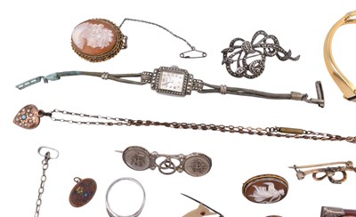 Lot 162 - COLLECTION OF ANTIQUE & MODERN JEWELLERY & WATCHES
