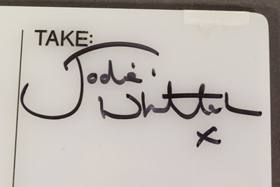 Lot 165 - DOCTOR WHO -THIRTEENTH DOCTOR ERA - PRODUCTION USED CLAPPERBOARD