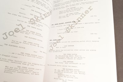 Lot 195 - DOCTOR WHO - THE DAY OF THE DOCTOR (2013) - ORIGINAL PRODUCTION ITEMS