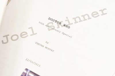 Lot 195 - DOCTOR WHO - THE DAY OF THE DOCTOR (2013) - ORIGINAL PRODUCTION ITEMS