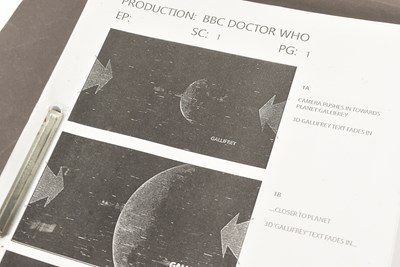 Lot 195 - DOCTOR WHO - THE DAY OF THE DOCTOR (2013) - ORIGINAL PRODUCTION ITEMS