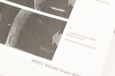 Lot 195 - DOCTOR WHO - THE DAY OF THE DOCTOR (2013) - ORIGINAL PRODUCTION ITEMS