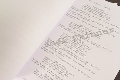 Lot 202 - DOCTOR WHO - WEBCAST EPISODES / EXTRAS - ORIGINAL PRODUCTION ITEMS