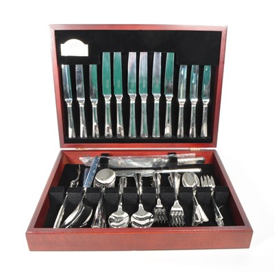 Lot 243 - GEORGE BUTLER OF SHEFFIELD - LATE 20TH CENTURY CANTEEN OF CUTLERY