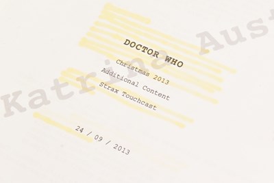 Lot 229 - DOCTOR WHO - WEBCAST EPISODES / EXTRAS - ORIGINAL PRODUCTION ITEMS