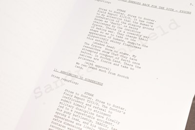 Lot 229 - DOCTOR WHO - WEBCAST EPISODES / EXTRAS - ORIGINAL PRODUCTION ITEMS