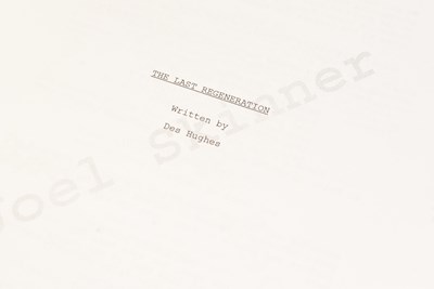 Lot 229 - DOCTOR WHO - WEBCAST EPISODES / EXTRAS - ORIGINAL PRODUCTION ITEMS