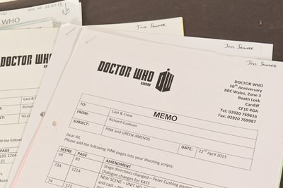 Lot 212 - DOCTOR WHO - DAY OF THE DOCTOR (2013) - ORIGINAL PRODUCTION ITEMS
