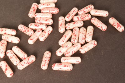 Lot 116 - SHERLOCK (BBC TV SERIES) - A STUDY IN PINK - PRODUCTION MADE PROP 'POISON' PILLS