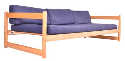 Lot 405 - MORTON LUPTON FOR HABITAT - 1970S BEECH FRAMED SOFA / DAYBED