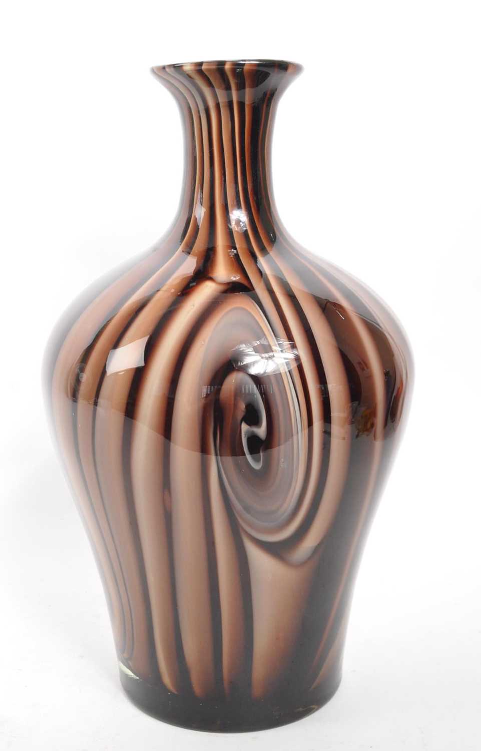 Lot 399 - LARGE MID CENTURY STUDIO ART GLASS VASE