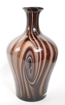 Lot 399 - LARGE MID CENTURY STUDIO ART GLASS VASE
