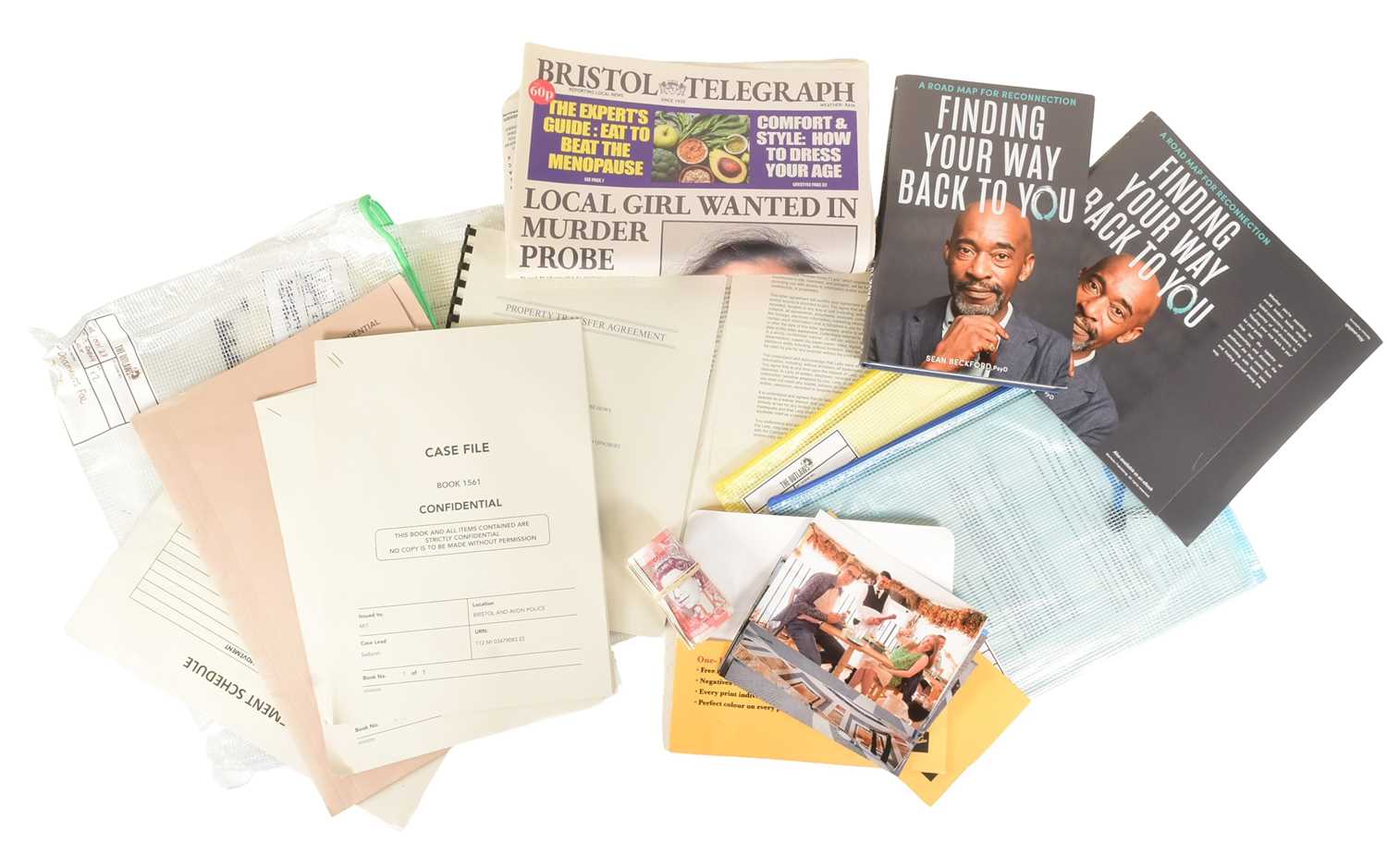 Lot 226 - THE OUTLAWS (2021-2024 TV SERIES) - COLLECTION OF ASSORTED PROPS