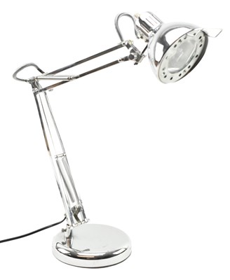 Lot 311 - VICE VERSA LIGHTING - ITALIAN RETRO CHROME METAL ANGLEPOISE DESK LAMP