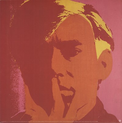 Lot 424 - ANDY WARHOL (1928-1987) - SELF PORTRAIT - OFFSET LITHOGRAPH POP ART POSTER PRINT