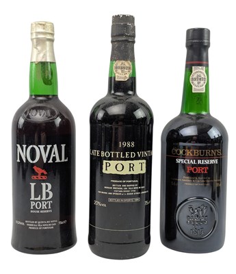 Lot 198 - THREE VINTAGE & SPECIAL RESERVE PORT WINE BOTTLES