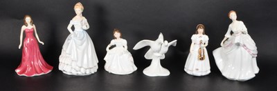 Lot 58 - ROYAL DOULTON - SIX LATE 20TH / EARLY 21ST CENTURY CHINA LADY FIGURES