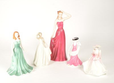 Lot 59 - COLLECTION OF LATE 20TH CENTURY CHINA PORCELAIN LADY FIGURES