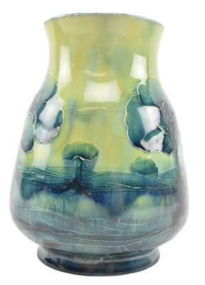 Lot 425 - WILLIAM MOORCROFT FOR LIBERTY - HAZELDENE PATTERN CERAMIC VASE