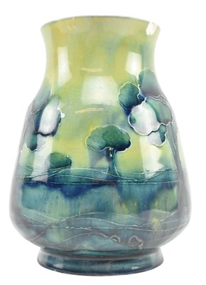 Lot 183 - WILLIAM MOORCROFT FOR LIBERTY - HAZELDENE PATTERN CERAMIC VASE
