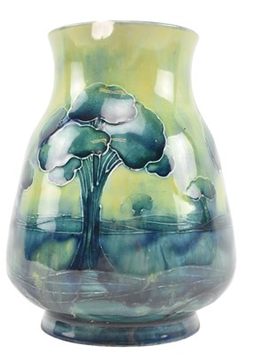 Lot 183 - WILLIAM MOORCROFT FOR LIBERTY - HAZELDENE PATTERN CERAMIC VASE