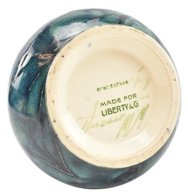 Lot 183 - WILLIAM MOORCROFT FOR LIBERTY - HAZELDENE PATTERN CERAMIC VASE