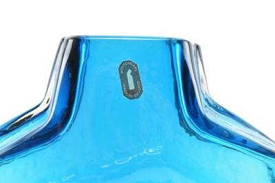 Lot 201 - GEOFFREY BAXTER FOR WHITEFRIARS - BANJO KINGFISHER BLUE VASE