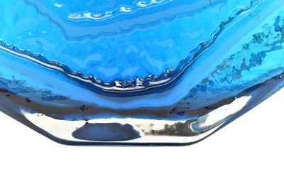Lot 201 - GEOFFREY BAXTER FOR WHITEFRIARS - BANJO KINGFISHER BLUE VASE