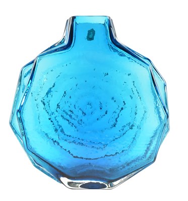 Lot 201 - GEOFFREY BAXTER FOR WHITEFRIARS - BANJO KINGFISHER BLUE VASE