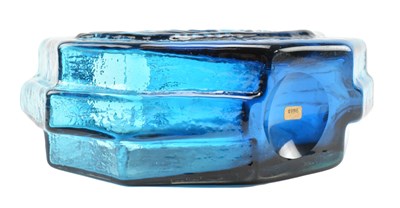 Lot 201 - GEOFFREY BAXTER FOR WHITEFRIARS - BANJO KINGFISHER BLUE VASE