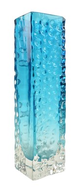 Lot 207 - GEOFFREY BAXTER FOR WHITEFRIARS - NAILHEAD VASE IN KINGFISHER BLUE