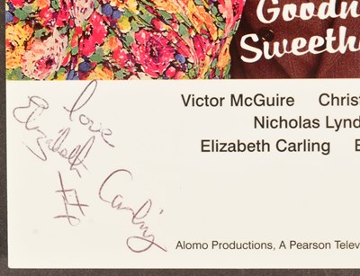Lot 32 - GOODNIGHT SWEETHEART - ORIGINAL FULL CAST SIGNED CASTCARD
