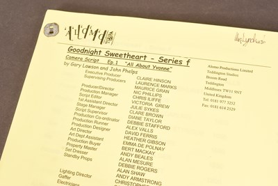 Lot 95 - GOODNIGHT SWEETHEART - NICHOLAS LYNDHURST SCRIPT